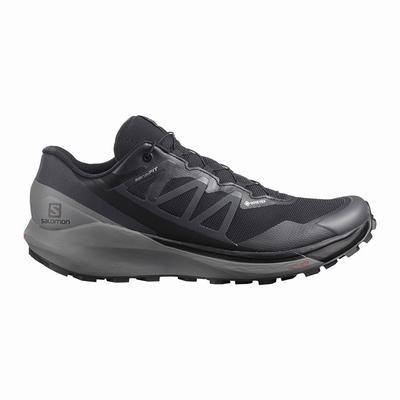 Férfi Salomon SENSE RIDE 4 GORE-TEX INVISIBLE FIT Terepfutó Cipő SA2395846 Fekete